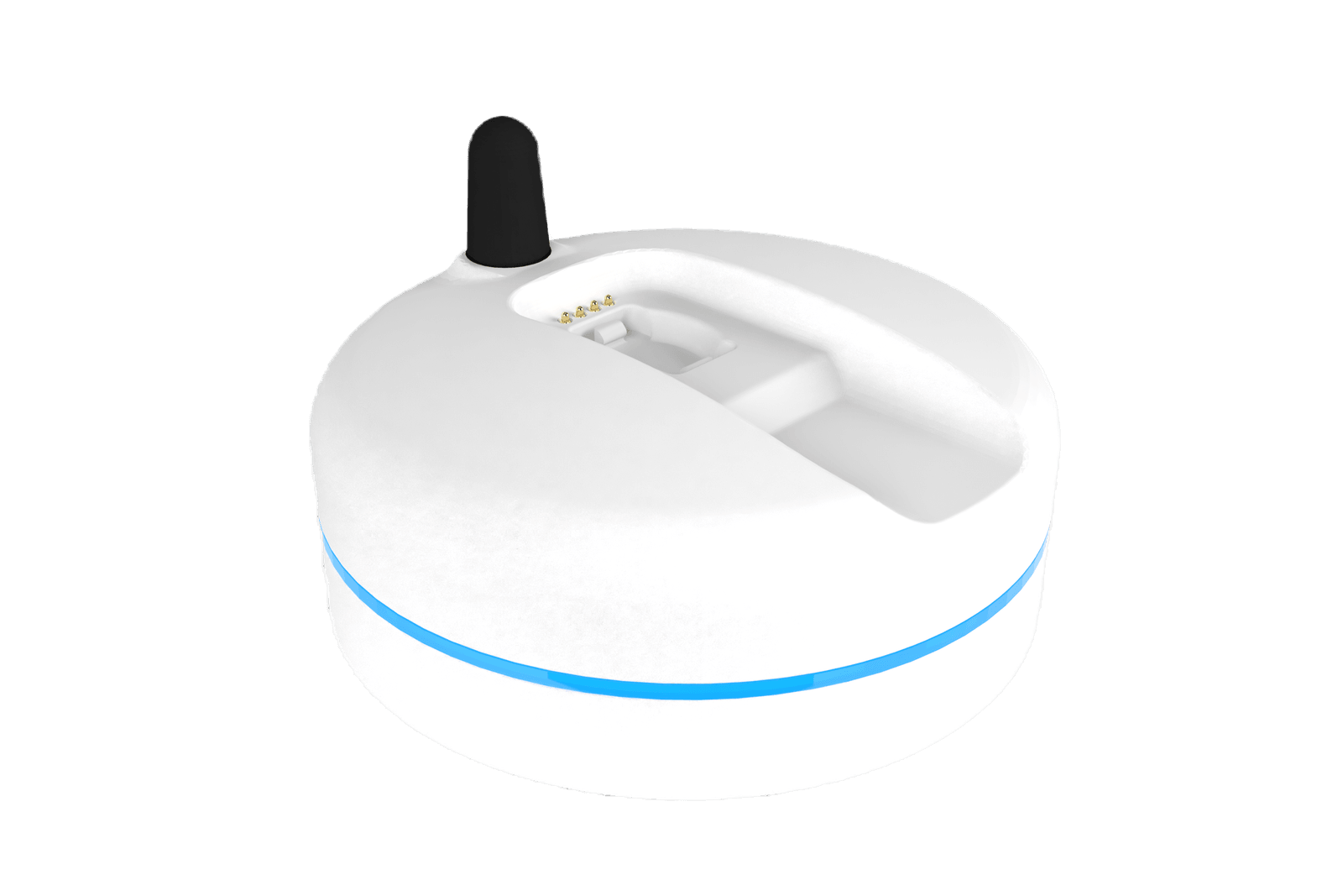 Empty DC-Air™ charging dock with sensor contacts visible