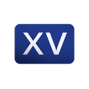 Apteryx XrayVision application icon, a blue rounded-square badge with the letters XV
